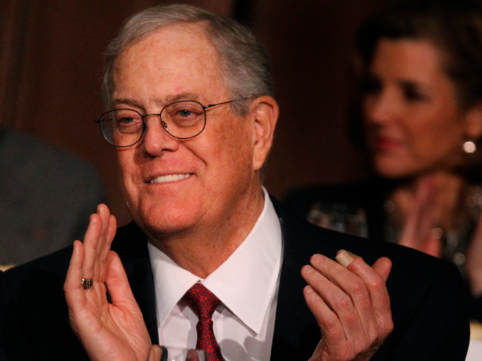 5. TIE: David Koch