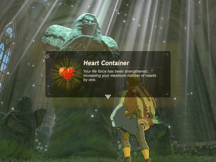 Spirit Orbs can also be traded for heart containers — an overall increase to your maximum health: