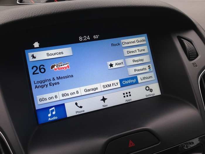 The infotainment system is powered by the latest version of Ford