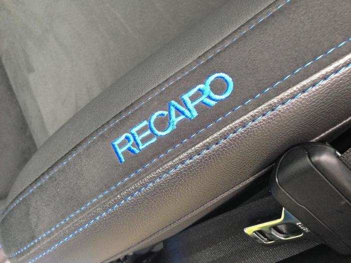 Recaro seats provide excellent bolstering for spirited driving.