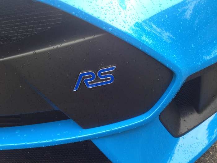 Some RS badging — it stands for "Rallye Sport."