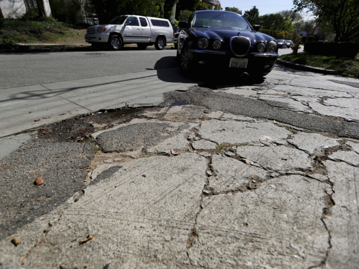 Crumbling roads and bridges are not only dangerous, they are costly to the drivers.