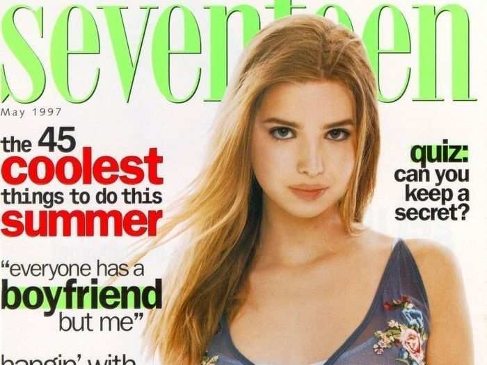 Taking after her mother, Ivanka started modeling as a teen.