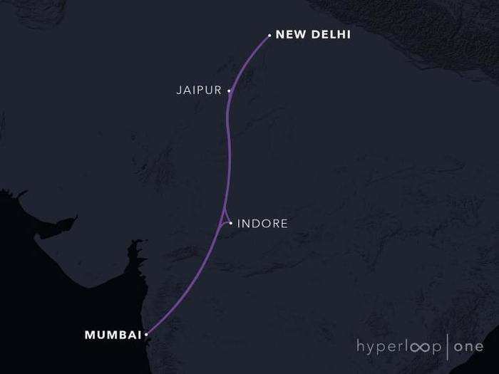 Mumbai-New Delhi route.