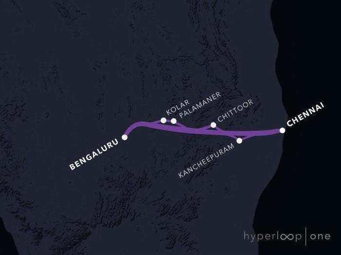 Chennai-Bengaluru route.