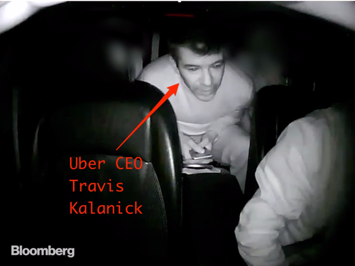 February 2017: An Uber driver