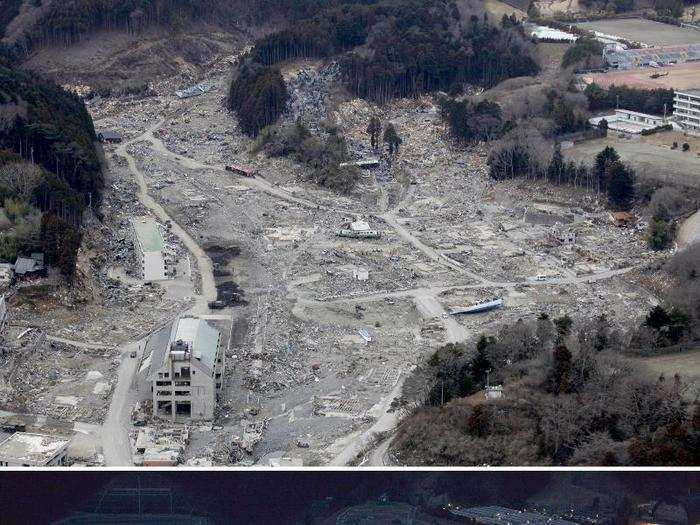 Although closer to the epicenter of the earthquake than the Fukushima Daiichi nuclear power plant, the Onagawa Nuclear Power Plant had a protective 46-foot seawall that prevented severe flooding.