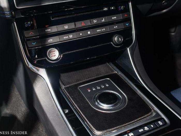 The Jag transmission interface isn