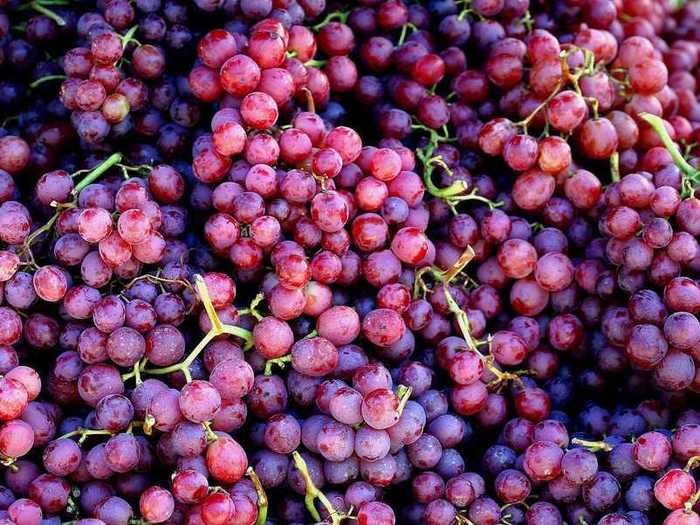 8. Grapes