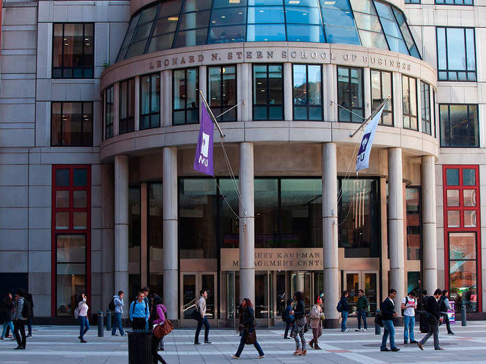 12. TIE: New York University — Stern School of Business