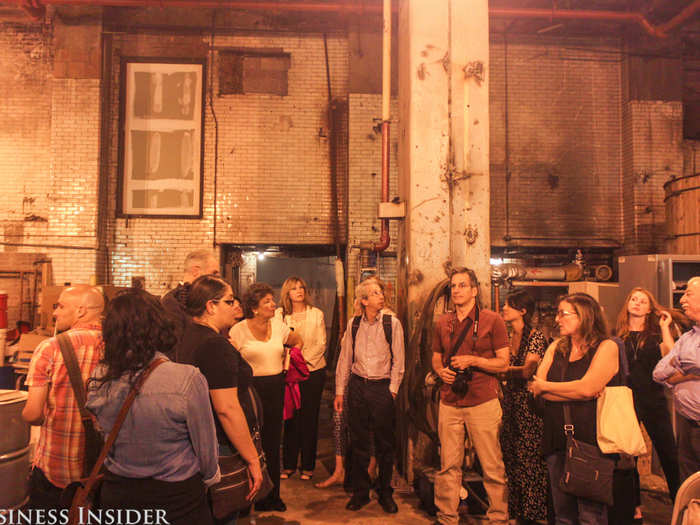 While here, our tour guide reminded us that the building was designed to be self-contained. Building engineers made their own electricity, heat, and hot water, which required having six giant boilers.