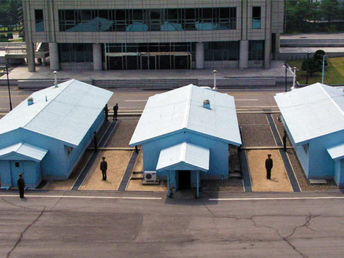 But probably the most heated part of the border is at the Joint Security Area.