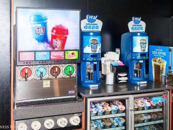 The milkshake and Icee machines, a convenience store classic, are another weft in the rich woven tapestry of Wawa