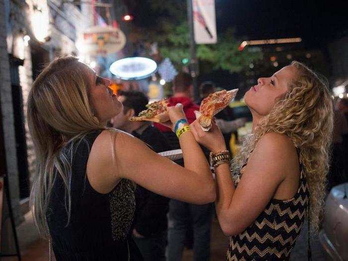 Two women walk into a bar and talk about the Bechdel test.