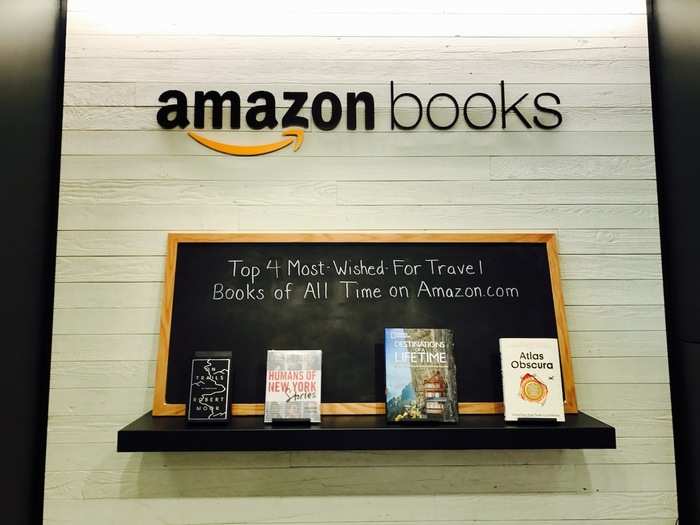 Amazon.com slices and dices its online offerings in a variety of ways, and its physical bookstores take a similar tack.