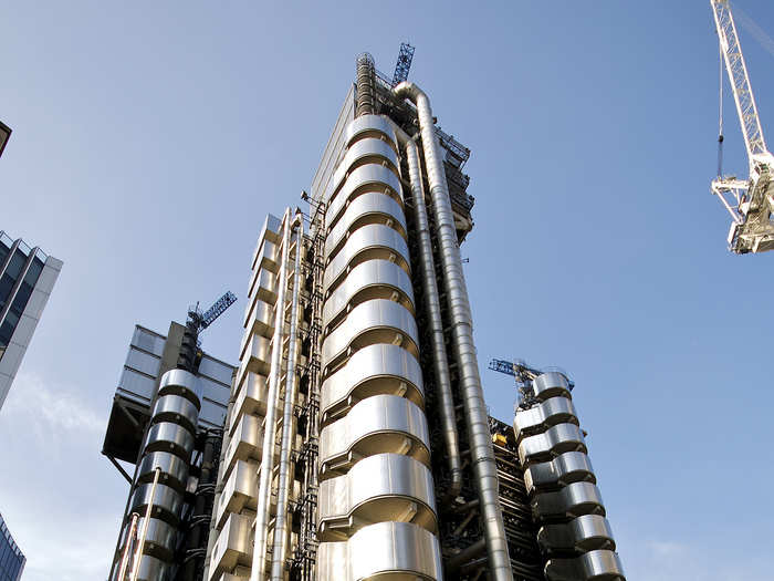 The Lloyd’s Building in London.