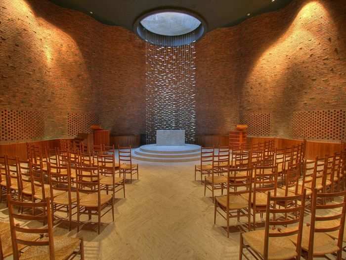 The MIT Chapel in Cambridge, Massachusetts.