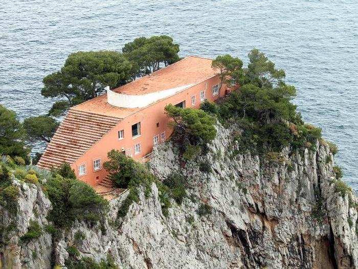 Casa Malaparte in Capri, Italy.