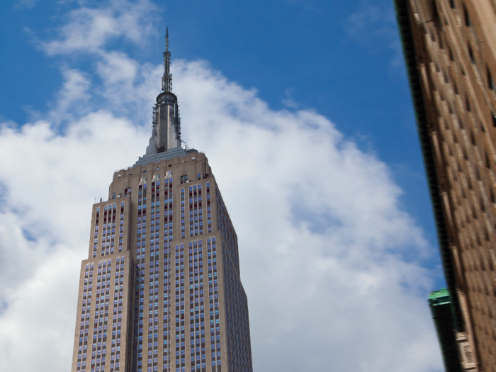 The Empire State Building in New York, New York.