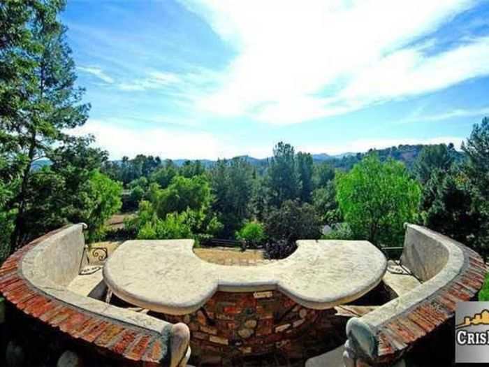 The view of the surrounding California hills is almost as amazing as that pool.