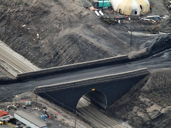 ...Often across bridges like these, which are supposed to be the strongest in the world...