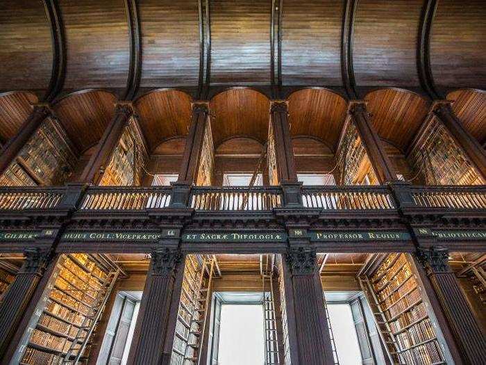 It has the prototypical library, the most stunning section of which is called, fittingly enough, the Long Room.