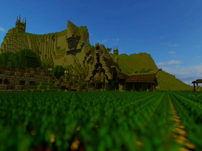 And beautiful shots like this are the result of a <em>powerful</em> PC running "Minecraft." Just look at all that detail!