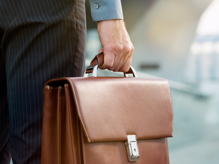 A grown-up work bag.