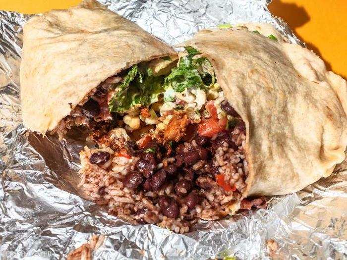 6. Burritos and tacos — This food category was a new addition to the CDC