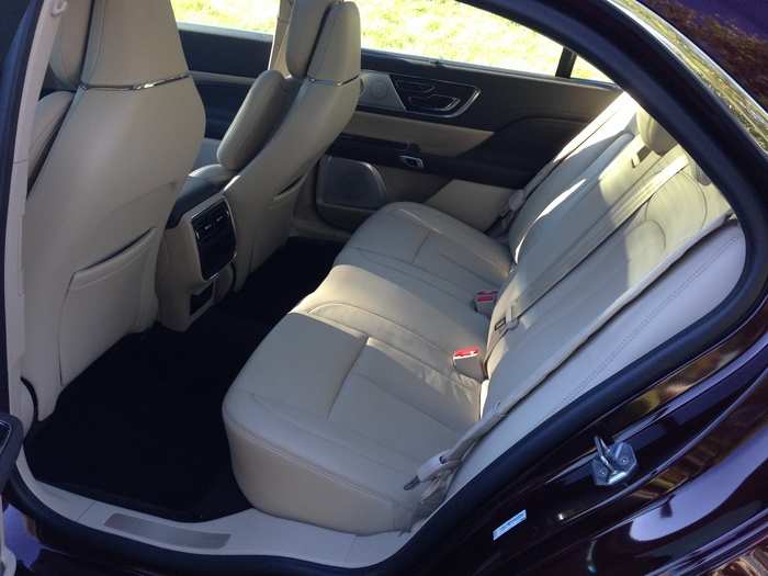 The back seat is incredibly roomy — Lincoln is expanding in markets where limo-duty is prevalent, such as China, so the back seats need to be superb in a classic limo design like the Continental.