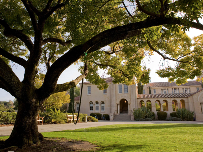 The design was partly inspired by the main quad on Stanford University
