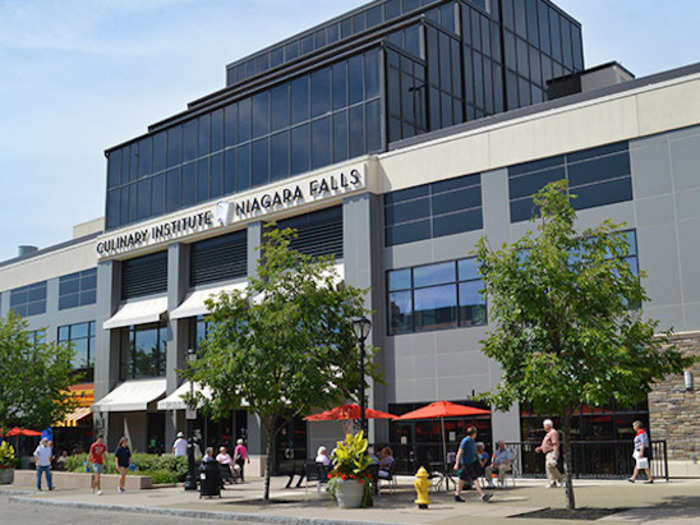 About a third of the building was renovated, and the building re-opened as the Niagara Falls Culinary Institute with a Barnes and Noble in 2012. The city still owns the other two-thirds of the mall for future redevelopment.