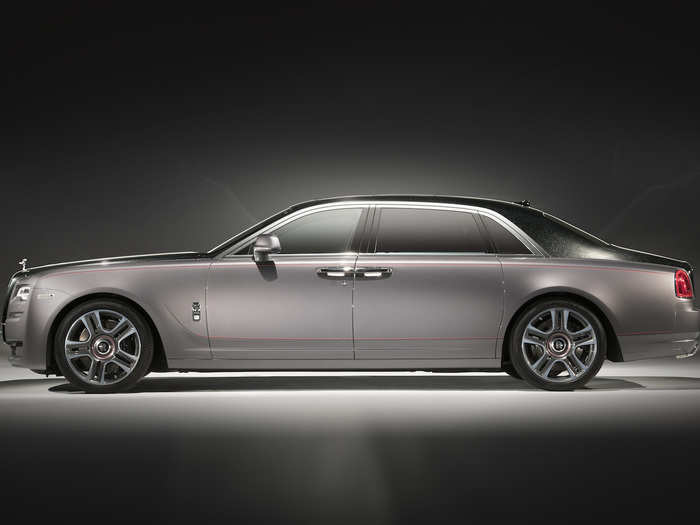 3. Rolls-Royce unveiled a car painted with actual diamonds at this year