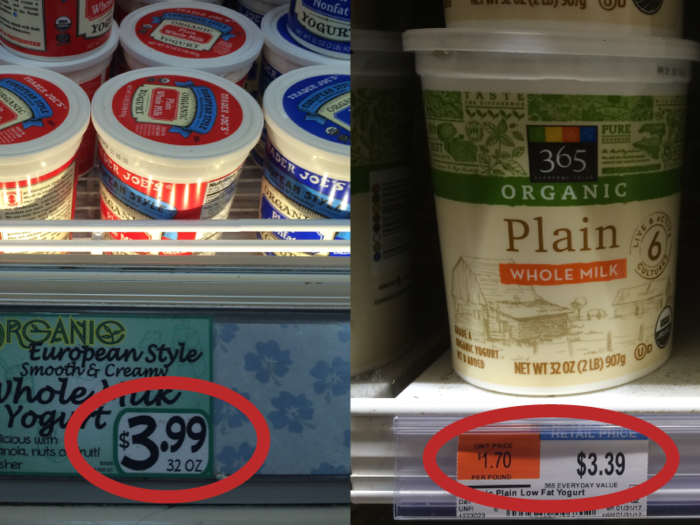 Organic plain yogurt