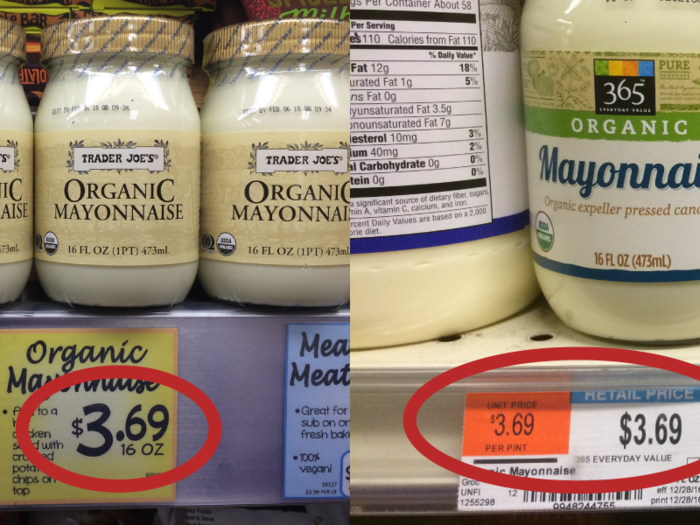 Organic mayonnaise