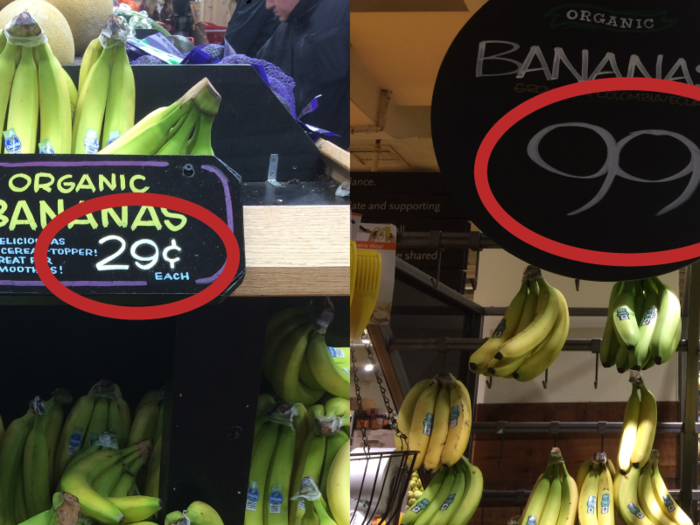 Organic bananas