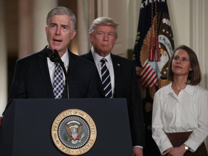 Trump nominates 10th Circuit Judge Neil Gorsuch to the Supreme Court.