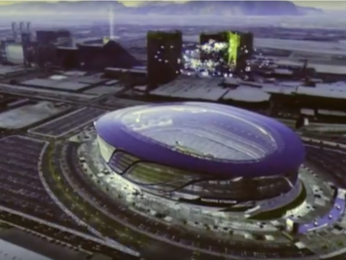 Now check out the stadium the Raiders will call home in Las Vegas.