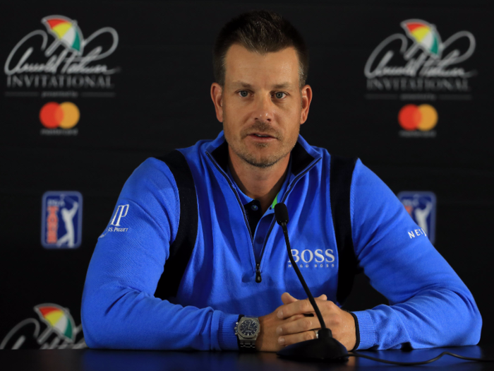 Henrik Stenson now.