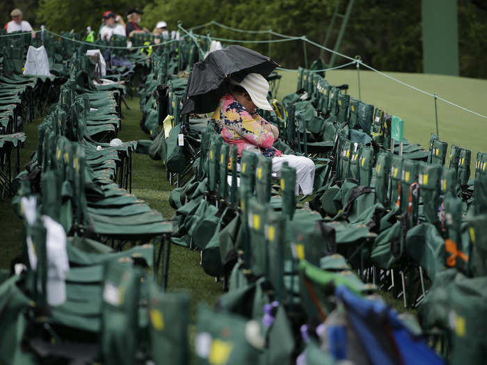 Patrons can bring collapsible chairs to sit on, but those chairs are not allowed to have armrests.