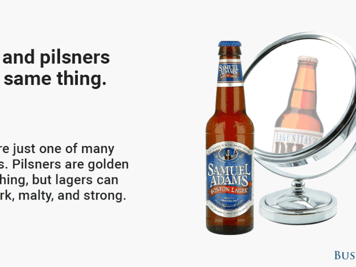 Myth 4: Lagers and pilsners are the same thing