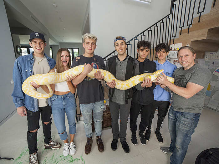 Baroth also helped Jake Paul and Brian Barczyk prank YouTube stars "Team 10" by bringing snakes and other reptiles over to roam the house.