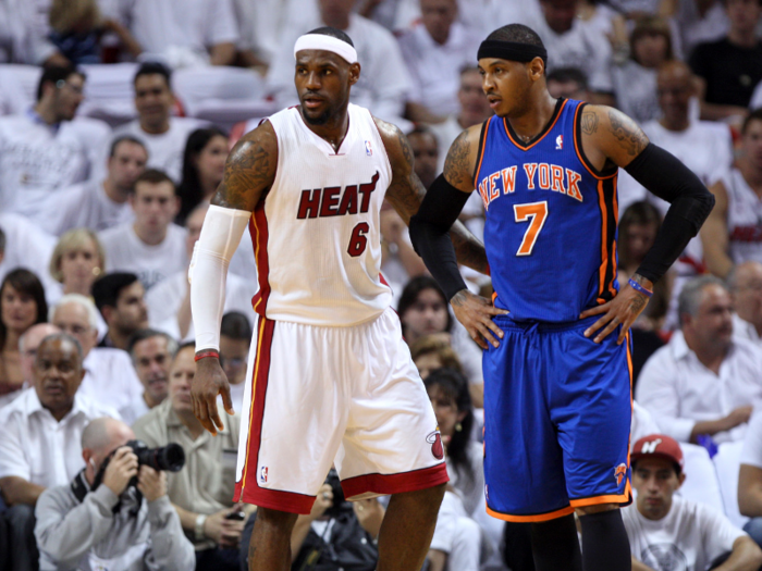 However, the red-hot Knicks then ran into a superior Heat team in the playoffs and were dispatched in five games.