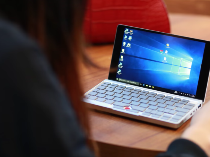 The GPD Pocket is a tiny laptop with a 7-inch touchscreen that runs the full version of Windows 10.