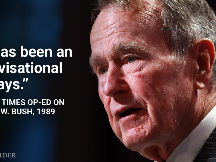 BONUS: New York Times on George H. W. Bush