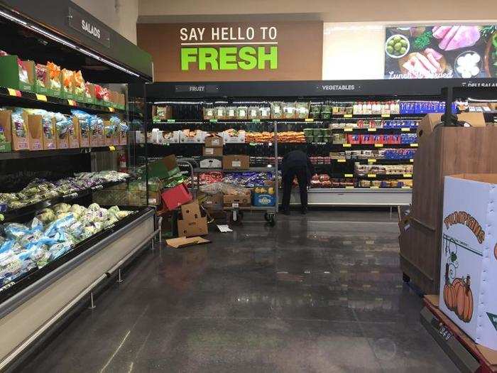At the new Aldi, there
