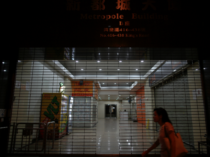 With so little land available to develop housing, Hong Kong has simply gotten denser. Downtown, one block of 24 coffin homes is located inside an apartment measuring 538 square feet.