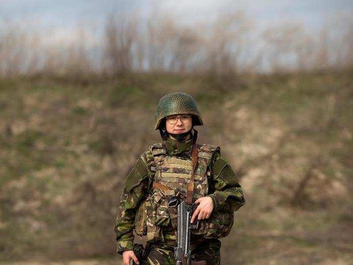 Romanian Navy Lt. Zbrnca Mariuta-Lucia was one of 750 Romanian soldiers to participate in Spring Storm 2017.