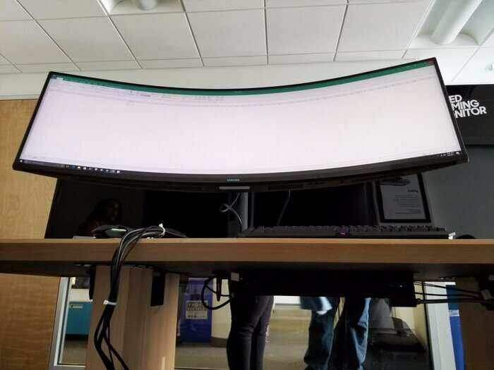 Samsung just unveiled the widest computer monitor you can buy here's
