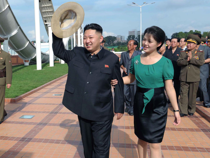 Kim Jong Un is married to former cheerleader Ri Sol-ju. Her occasional disappearances have led observers to believe that the couple has at least two children.